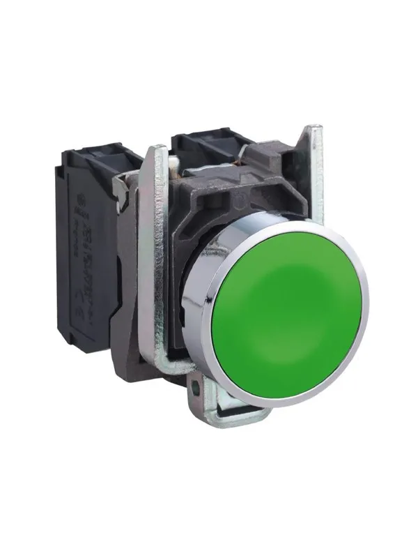 Schneider Electric Harmony push button complete with spring return and flat tou