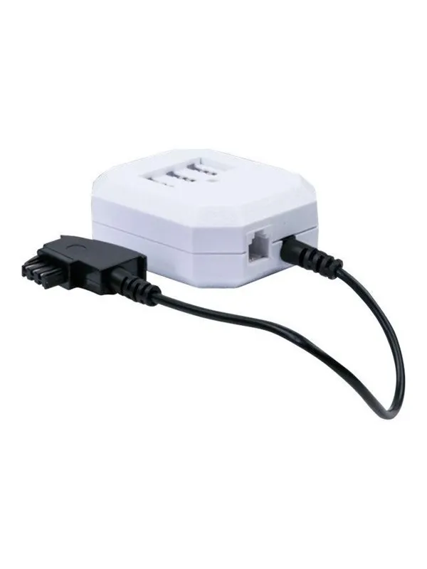 Schwaiger phone adaptor - 20 cm - white - Hvit - 0.2m
