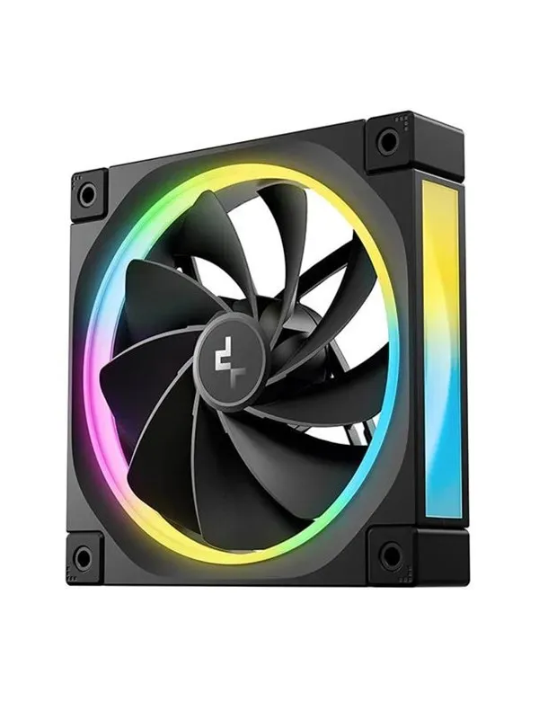 DeepCool FL12R - Kabinettvifte - 120mm - Svart med RGB LED-lys - 34 dBA