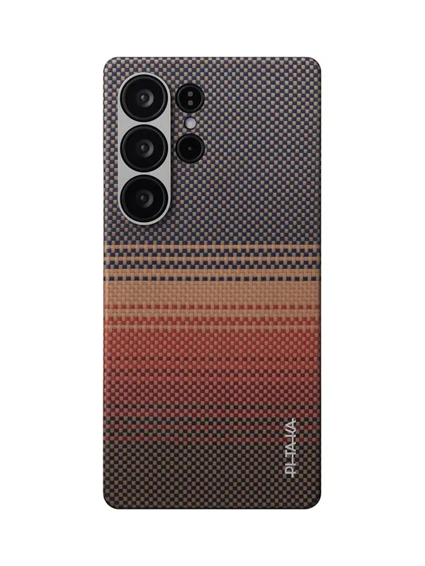 PITAKA Tactile Woven Case Sunset - Samsung Galaxy S25 Ultra