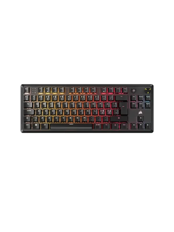 Corsair K70 Core TKL - Gamingtastatur - Nordisk - Svart