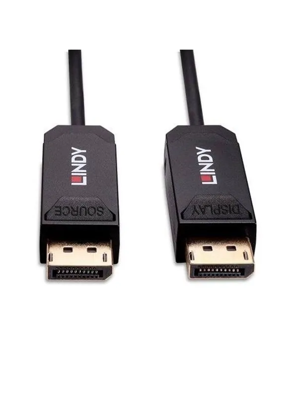 Lindy Fibre Optic Hybrid DisplayPort 2.0 Cable - 50m