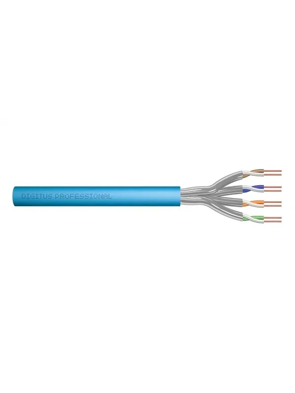 DIGITUS CAT 6A S-FTP - 100m - Blå - 100m