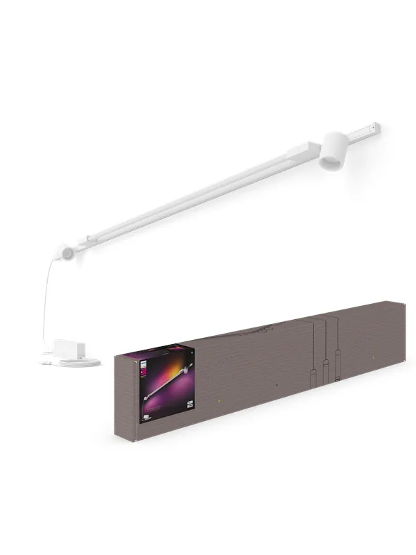 Philips Hue Perifo Wall Set - 2 Cylinder Spots + Light tube - White