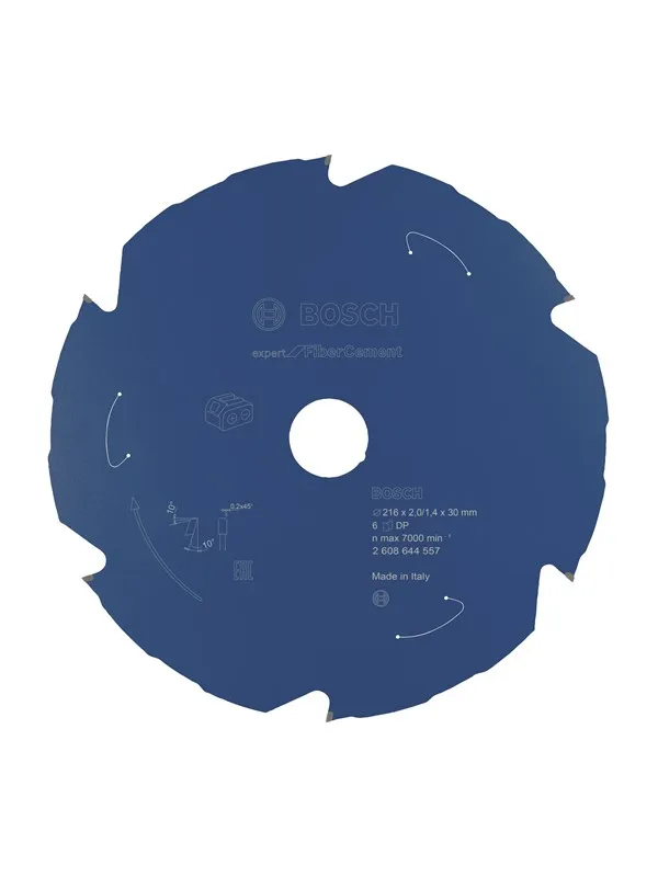 Bosch Expert for Fibre Cement-sirkelsagblader for batteridrevne sager 216x2/1,4x30 T6