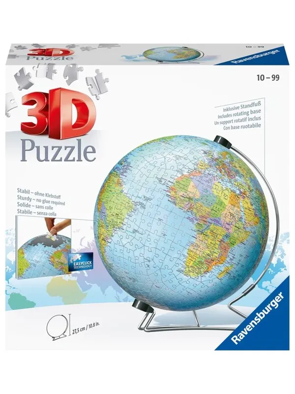 Ravensburger 3D Globe Earth 540pcs 3D Puslespill