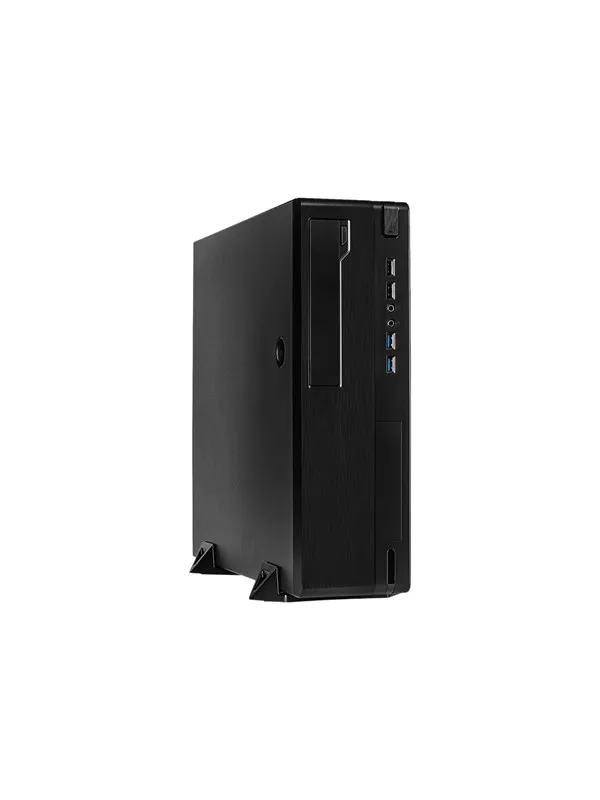 Inter-Tech IT-502 Desktop - Kabinett - Desktop - Svart