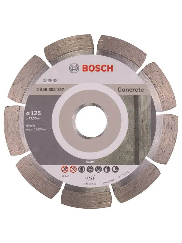 Bosch Diamantkappeskive standard for Concrete 125 x 22,23 x 1,6 x 10 mm