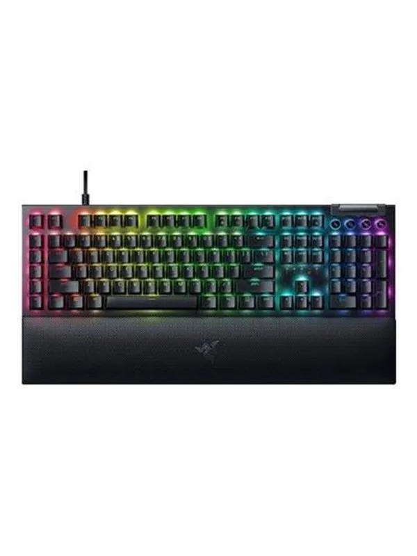 Razer BlackWidow V4 - Yellow Mechanical (Linear) - Gamingtastatur - Engelsk (USA) - Svart
