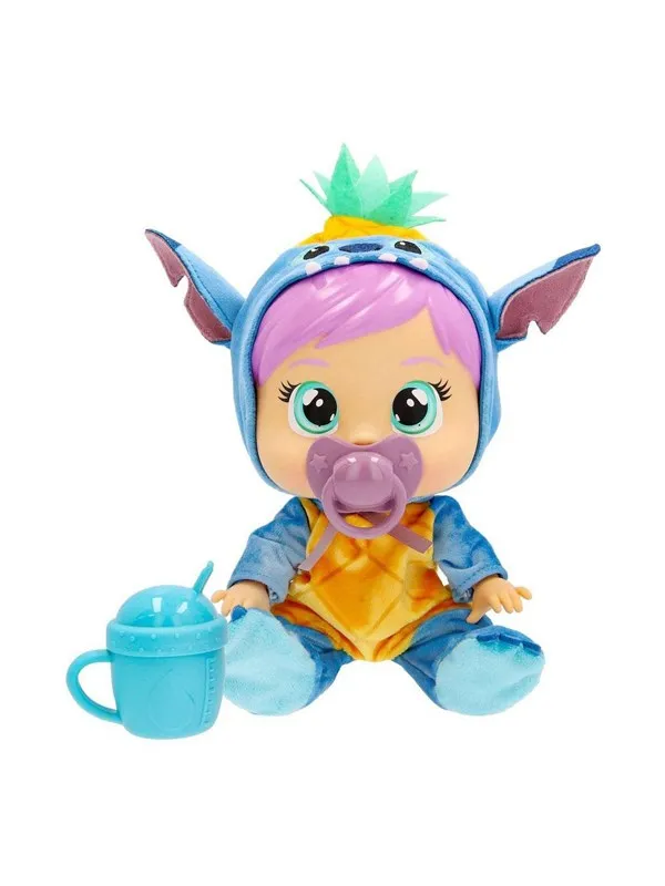 Spectron Cry Babies Loving Care Stitch Baby Doll - 26.5cm