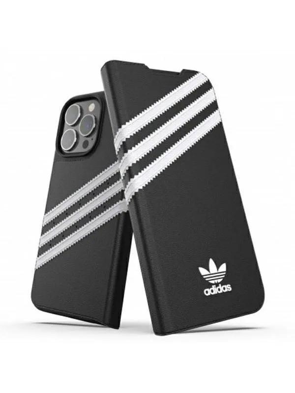 Adidas  OR Booklet Case PU for iPhone 13 Pro / iPhone 13 - Black & White