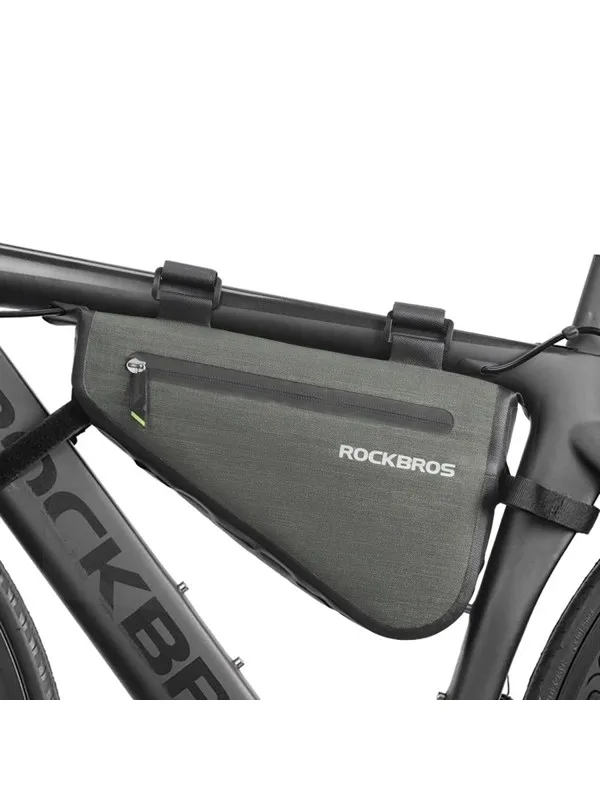 Rockbros AS-017 bicycle frame bag 5 l - dark green