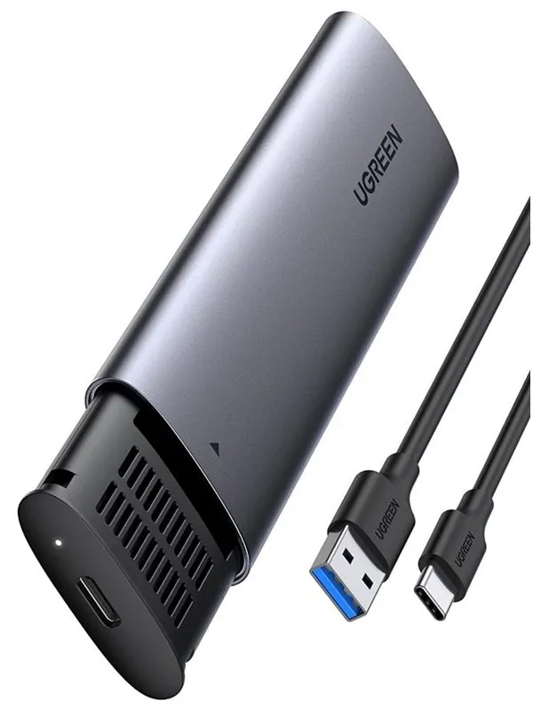 UGREEN storage drive enclosure SSD enclosure Black Grey M.2