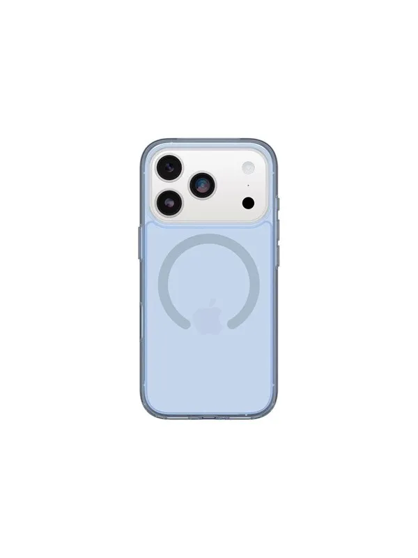 OtterBox Symmetry Clear MagSafe Camera Control Apple iPhone 17 Pro Silver Glade - blue