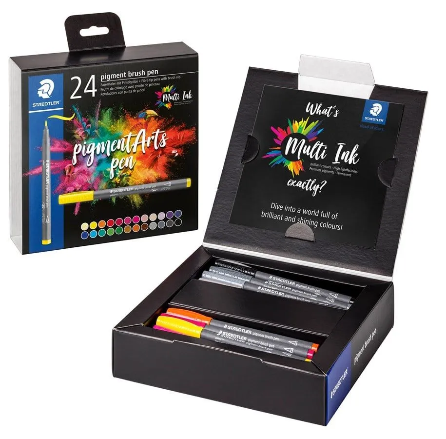 Staedtler Pigment brush 371 24 pcs. Cardboard box