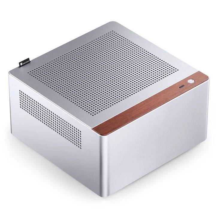 Jonsbo N10 PC-kabinett, minitårn, Mini-ITX - sølv