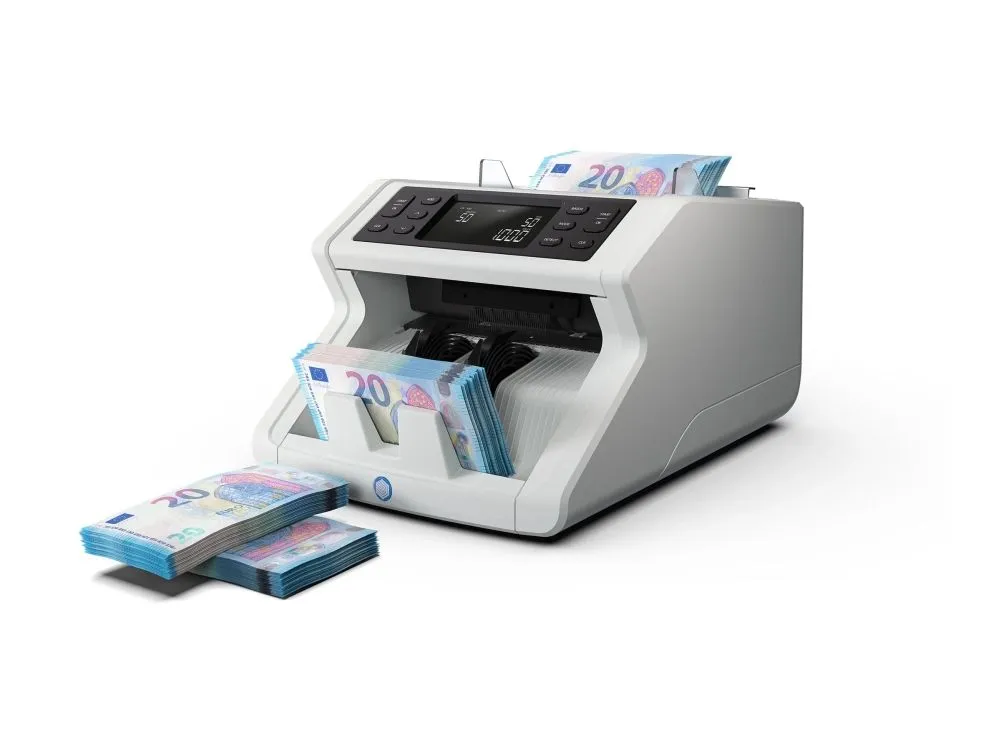 Safescan 2265 - Seddelteller - forfalskningsdetektering - automatisk - EUR, GBP, ARS, AUD, BRL, LEV, CAD, CNY, HRK, DKK, HKD, HUF, JPY, MYR, MXN, N...