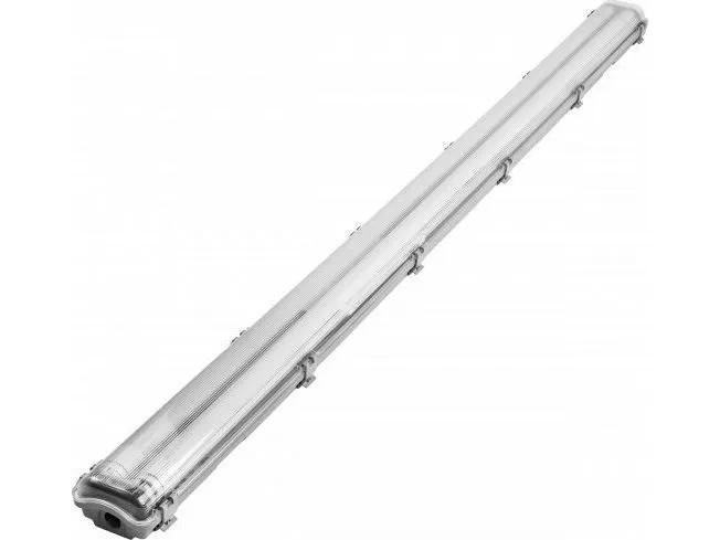 Orno VUMBI II T8 LED 2*22W hermetisk lampe med T8 LED lysrør, 4800lm, IP65, 4000K