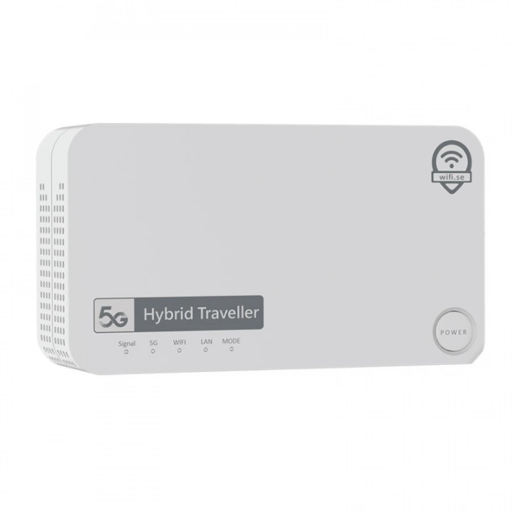 5G Hybrid Traveller bærbar wifi-ruter for SIM- og eSIM-kort