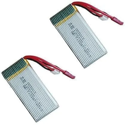 MJX 2 deler oppladbart (7,4V 1200mAh) for Quadcopter Drone MJX X101 - Tilbehør til Fjernstyrte Leker Lipo-batteri