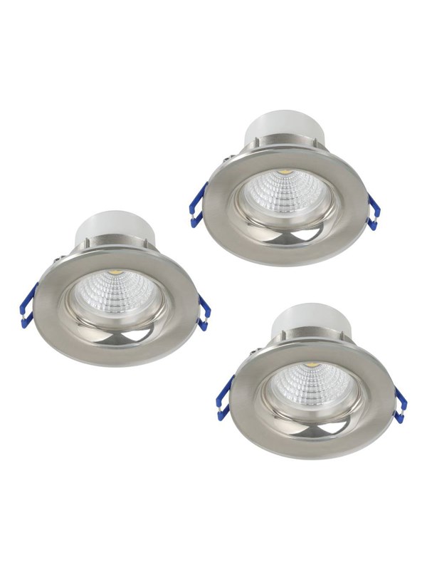 EGLO SALABAT INNEBYGD. SETT Ø88 3X450LM 4000K SPJELD. IP44 BS