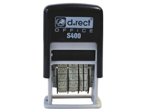 D.Rect datostempel ISO S400 svart (215586)