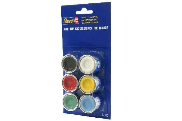 Emalje Basic fargesett 6x14 ml