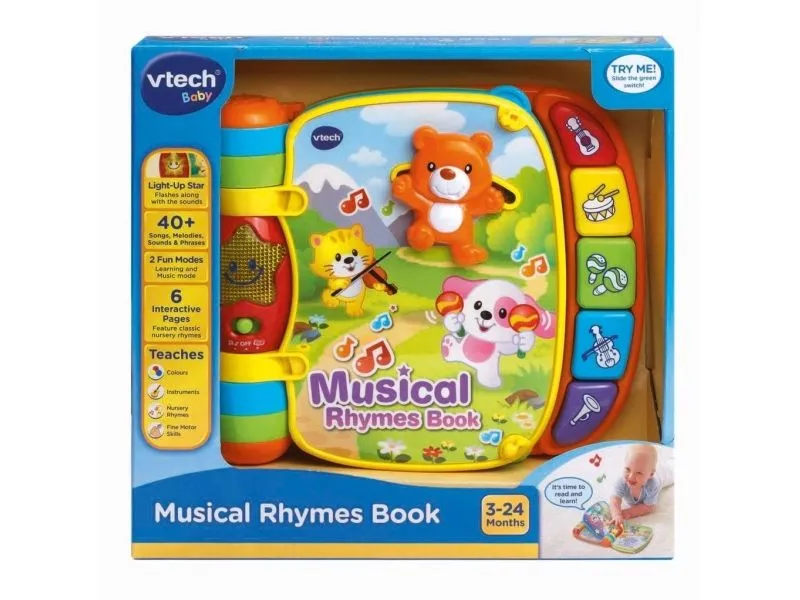 Vtech barnebok med musikksanger SE