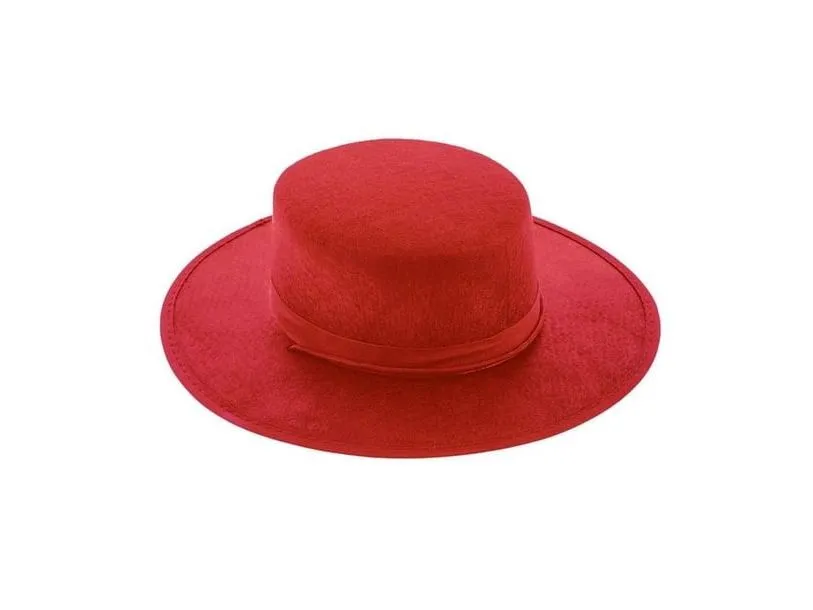 Rød spansk hat