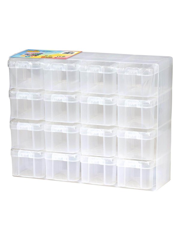 Hama Ironing Beads Storage Box Set with 16 storage boxes