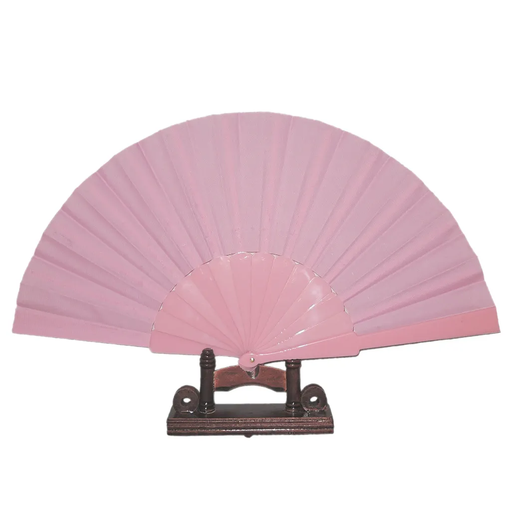Vifte - Ensfarget rosa med plastbase