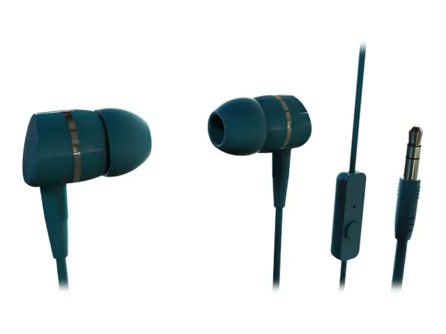 Vivanco Smartsound - Ørepropper med mikrofon - i øret - kablet - 3,5 mm jakk - bensin