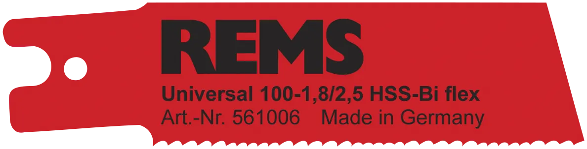 REMS rør-bajonettsagblad uni 100-1,8/2,5 5/pk