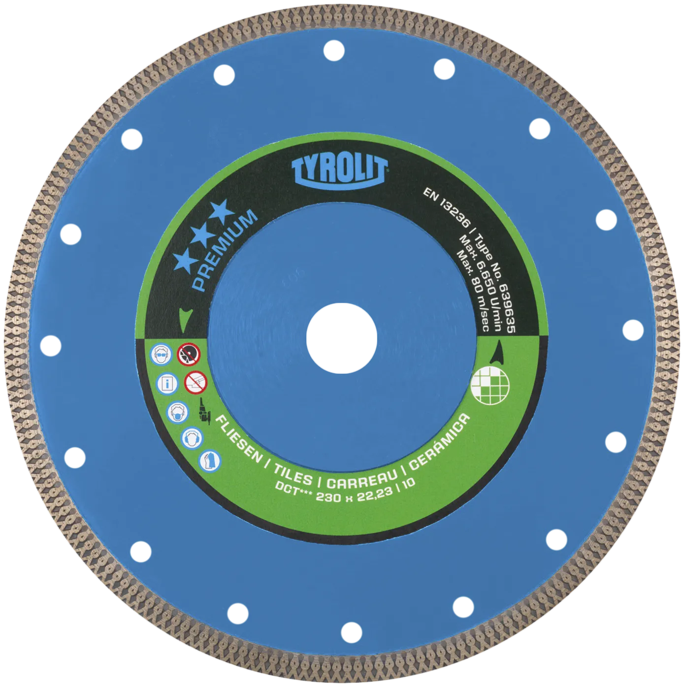 Diamantskive Premium 1A1R ø200×1,6×35