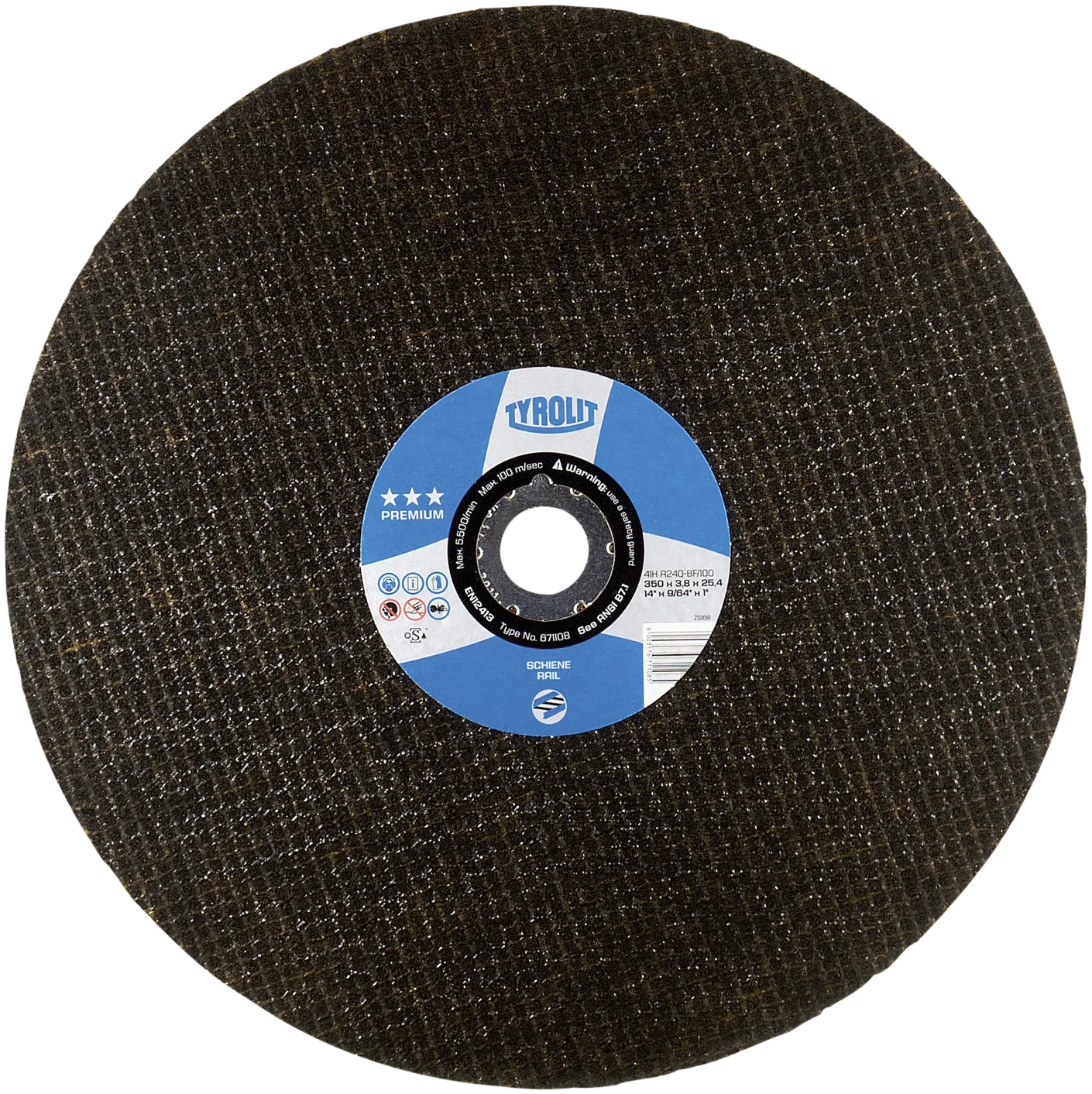 Kappeskive Premium 41FH ø350×3,8×25,4 A24Q-BF100