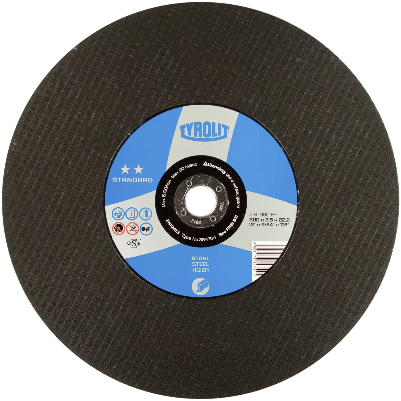 Kappeskive Standard 41XH ø300×3,5×22,2 A30-BF