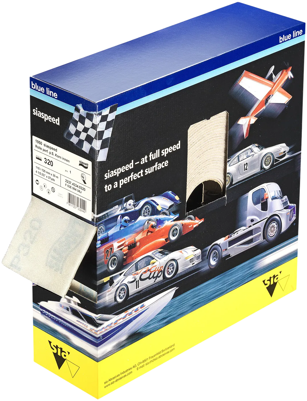 Slipapirrull 1950 Siasoft 115mm×25m K600
