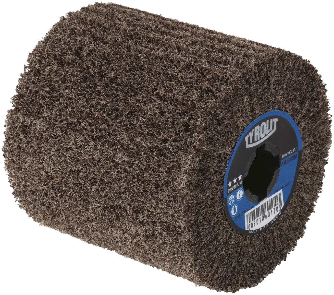 Sliperull vlies 100×100×19,1 mm medium