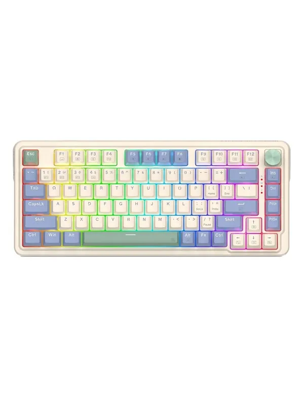 REDRAGON K673CPG-RGB-PRO Ucal Pro keyboard - Gamingtastatur - Engelsk (USA) - Hvit