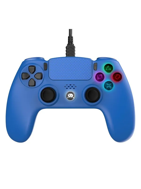 Freaks And Geeks Blue Wired Controller - 3 m - Wired Controller - Sony PlayStation 4