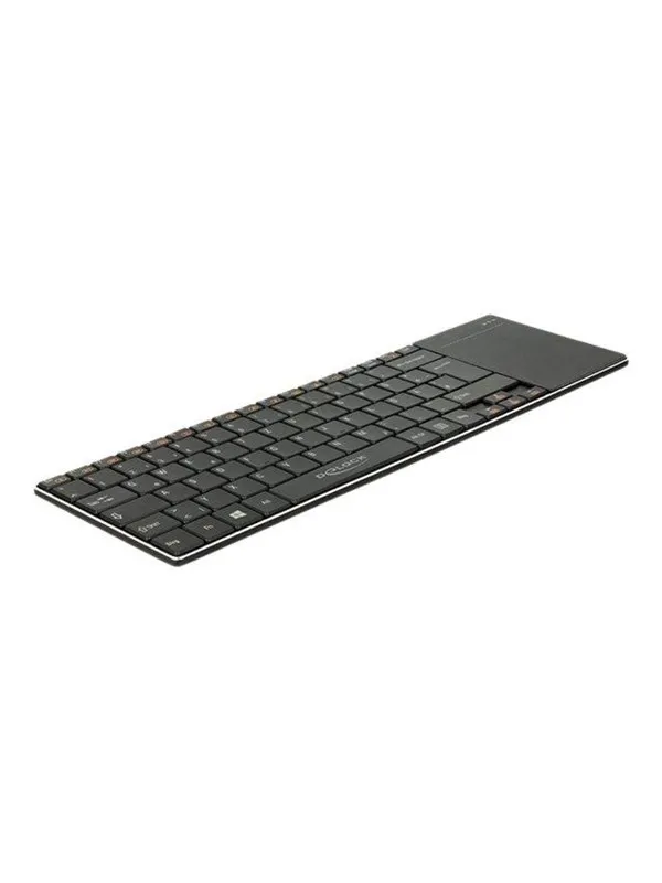 DeLOCK Wireless Keyboard - Tastatur - Tysk - Svart