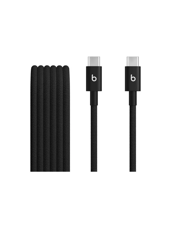 Apple Beats USBâC to USBâC Woven Cable (1.5 m / 5 ft) - Bolt Black