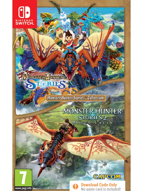 Monster Hunter Stories Collection (Code in a Box) - Nintendo Switch - RPG