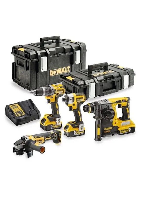 Dewalt DCK422P3-QW 18V XR Brushless 4 Piece Kit - 3 X 5Ah