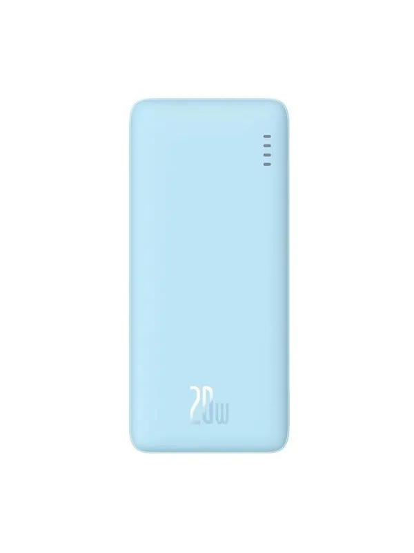 Baseus Airpow 20000mAh 20W powerbank (blue) Nødlader - Blue - 20000 mAh