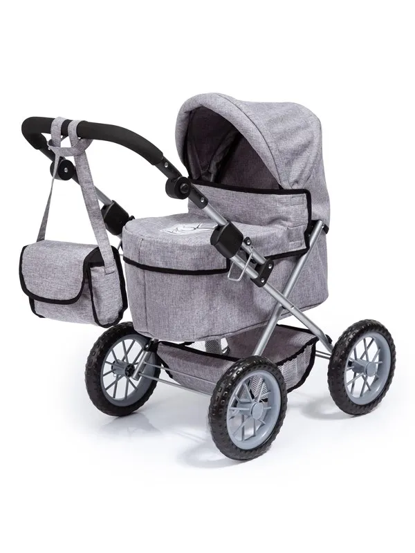 Bayer Design Dolls Pram Trendy - Grey