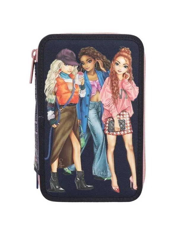 Depesche TOPModel Triple Pencil Case CITY GIRLS