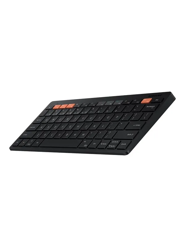 Samsung Smart Keyboard Trio 500 EJ-B3400 - keyboard - QWERTZ - German - black - Tastatur - Tysk - Svart