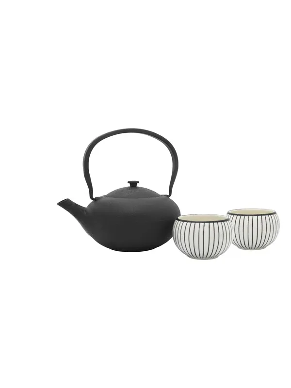 bredemeijer Gaveeske med tekanne og 2 krus, SHANXI