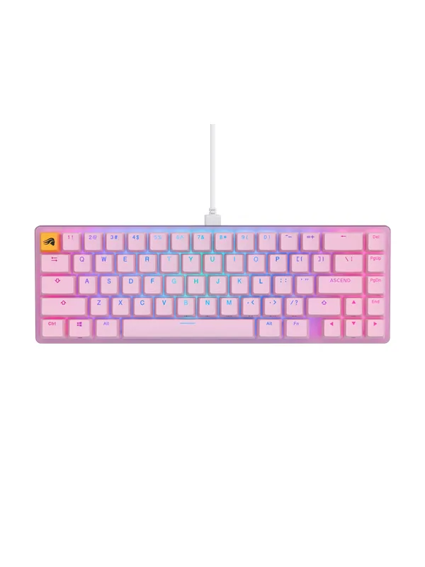 Glorious GMMK 2 Compact 65% - Nordisk - Pink - Gamingtastatur - Nordisk - Rosa